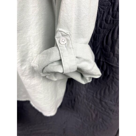 Croft & Barrow Women's The Classic Dress Shirt Button Down Mint Plus SZ 2X:NWT - Picture 3 of 10